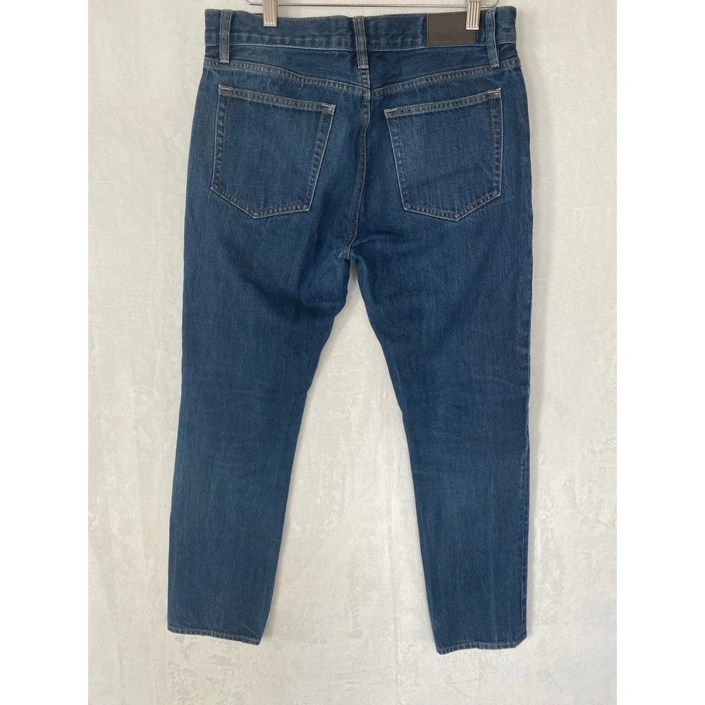 J Crew The Driggs Mens Jeans 31x30 Dark Wash‎ Straight Leg Cotton Denim